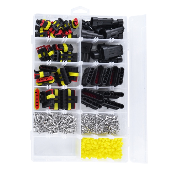 Kimpex HD Ensemble de connecteurs universel AMP - 384 pièces 225020