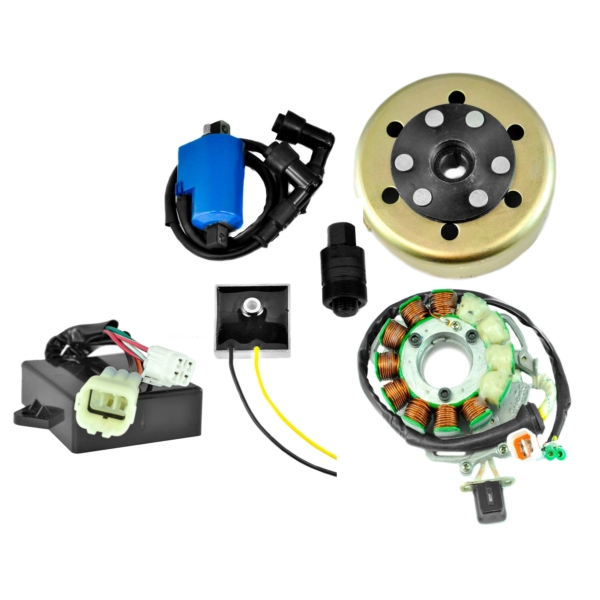 Kimpex HD Stator 200 W, Boite CDI, Régulateur, Bobine d'allumage, Volant moteur et Extracteur Yamaha - 225412
